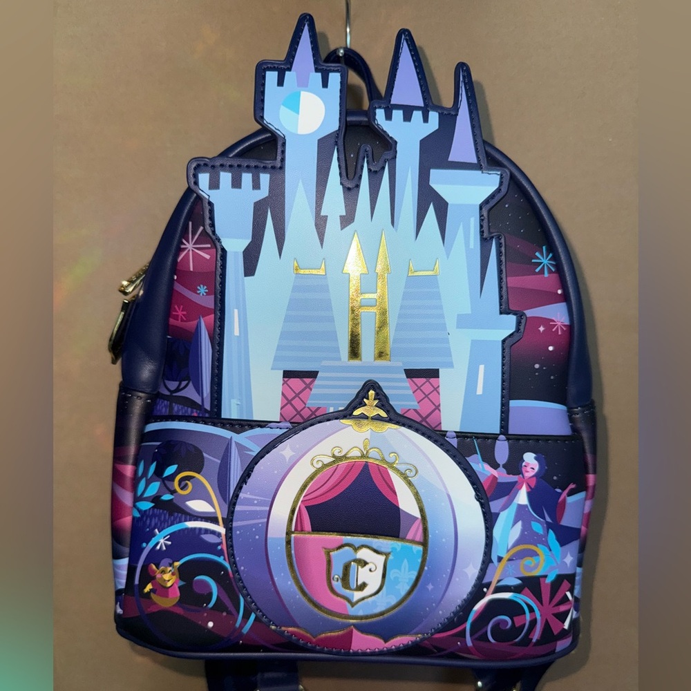 NWOT Disney Loungefly Cinderella Castle Series Backpack